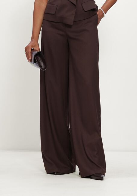 Bruine EST'SEVEN Wijde broek FERREIRA JOSIAH TROUSER FW26 - large
