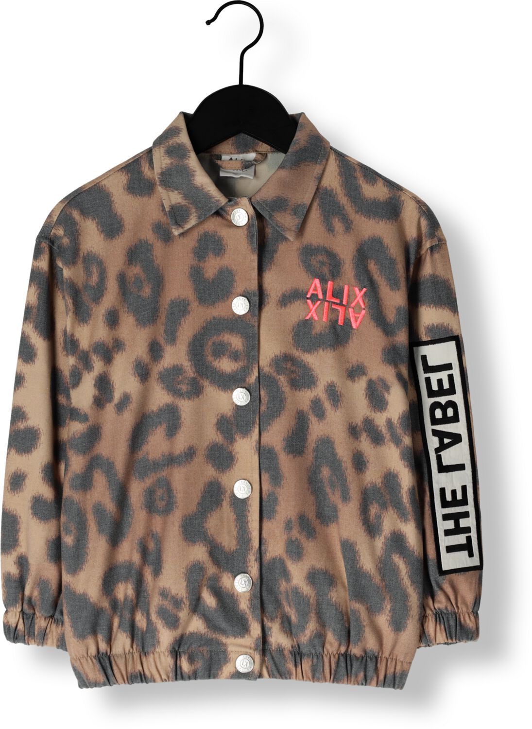 Alix The Label Kinderen Jaguar Geweven Jas Brown Dames