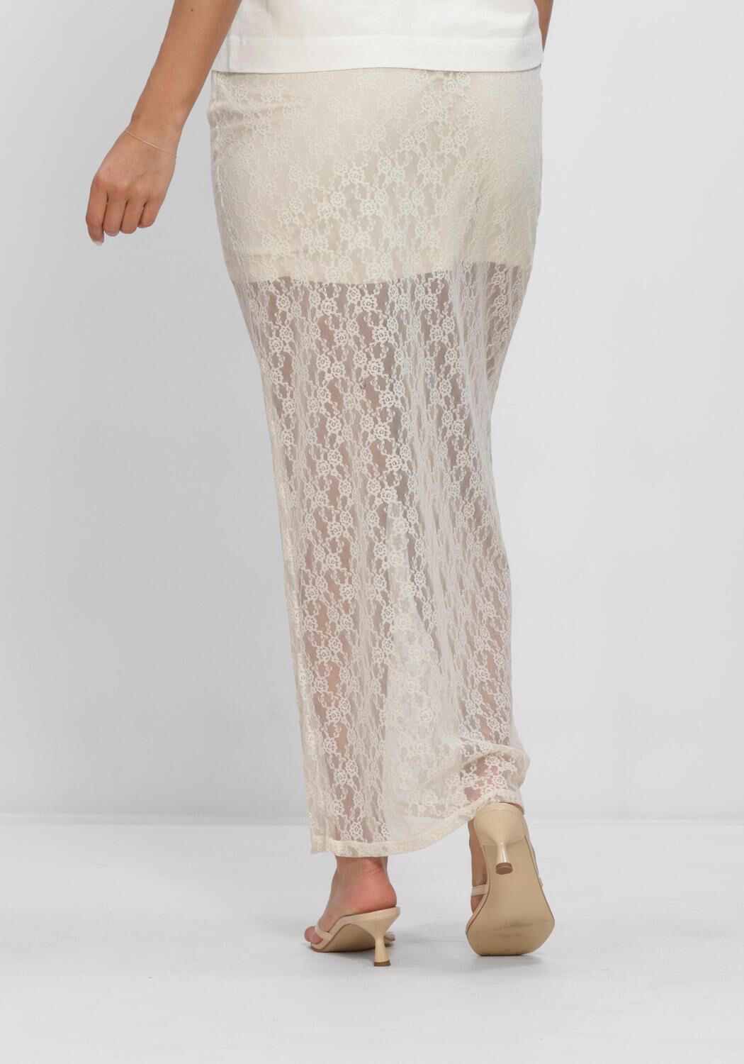 Rode Y.A.S. Maxirok YASKARINAHW LONG LACE SKIRT KA - large