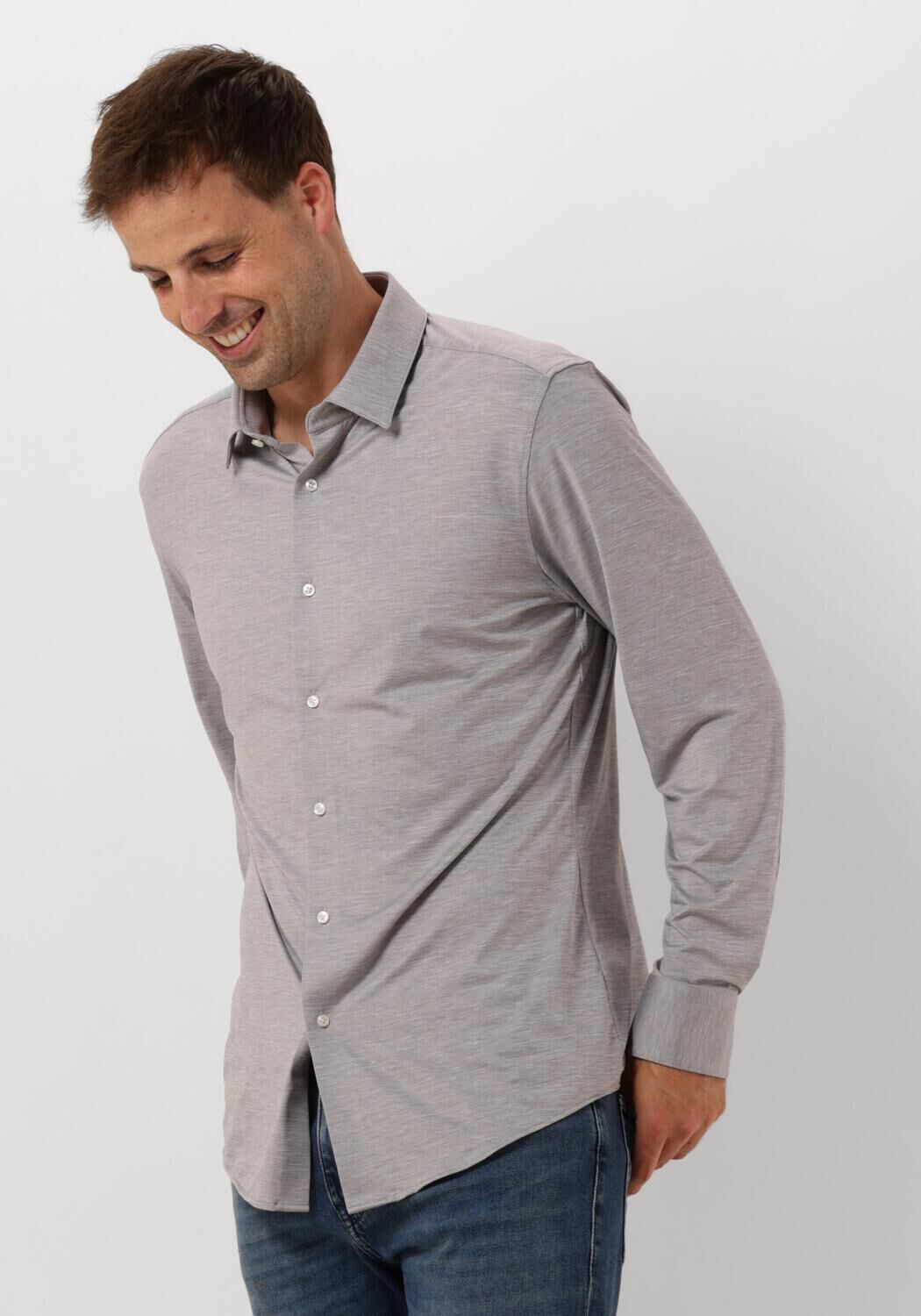BOSS BLACK Heren Overhemden P-hank-s-kent-c1-222 Grijs
