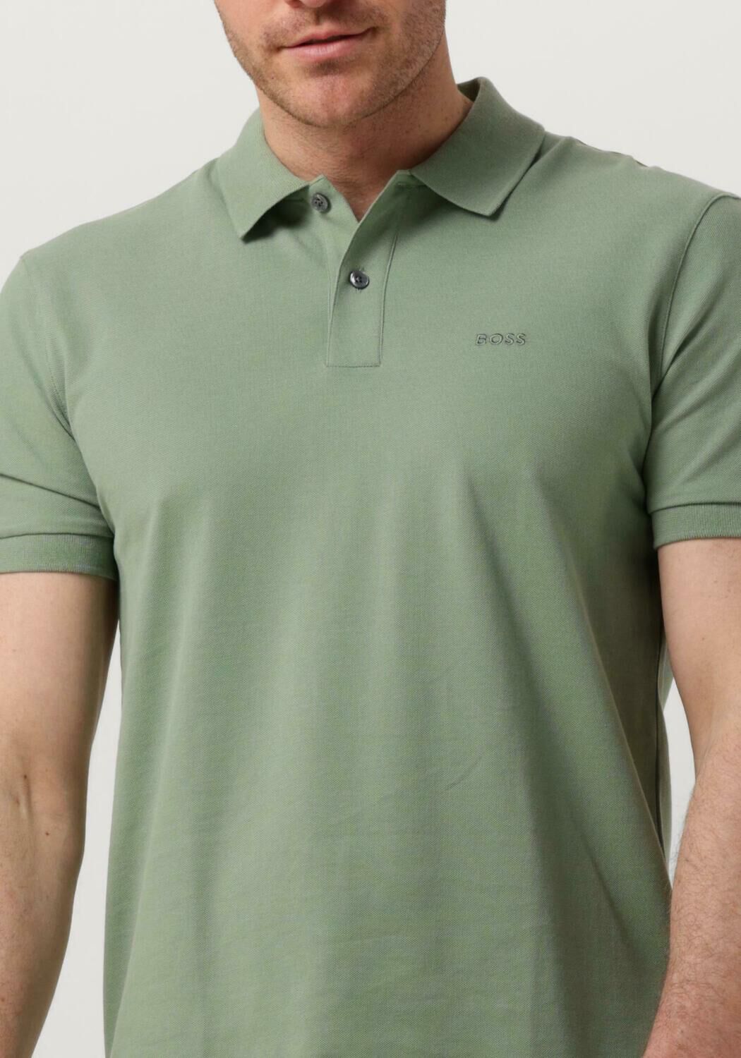 BOSS Heren Polo's & T-shirts Pallas Groen