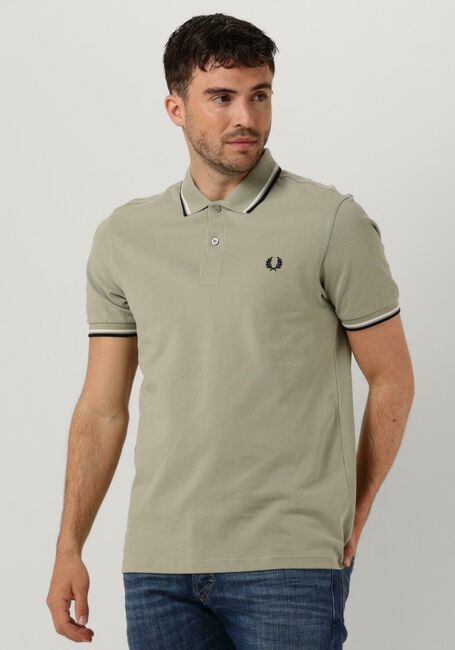 Groene FRED PERRY Polo TWIN TIPPED FRED PERRY SHIRT - large