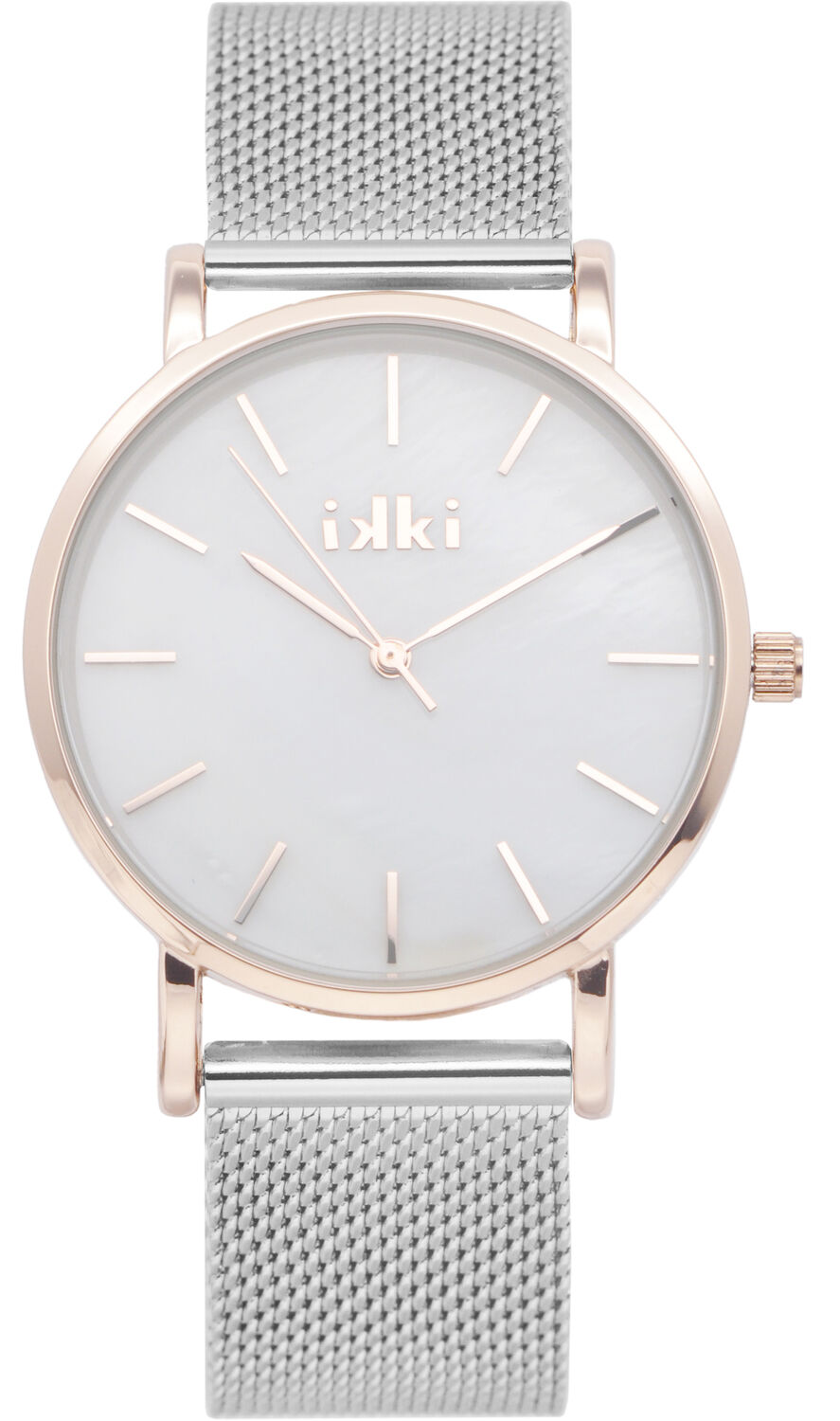 zilveren ikki horloge vida