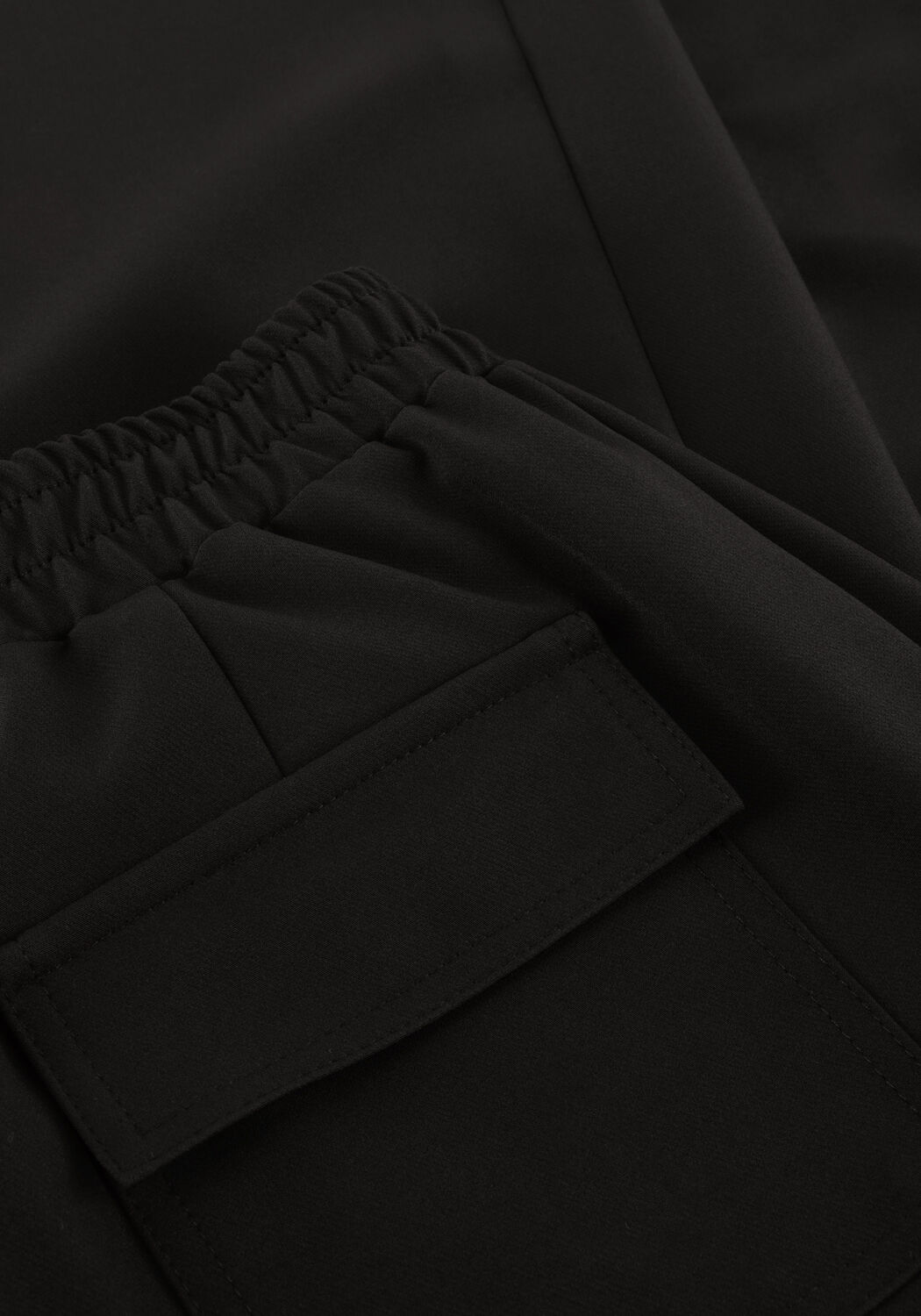 Zwarte ACCESS Wijde broek D54-5043-387 - large