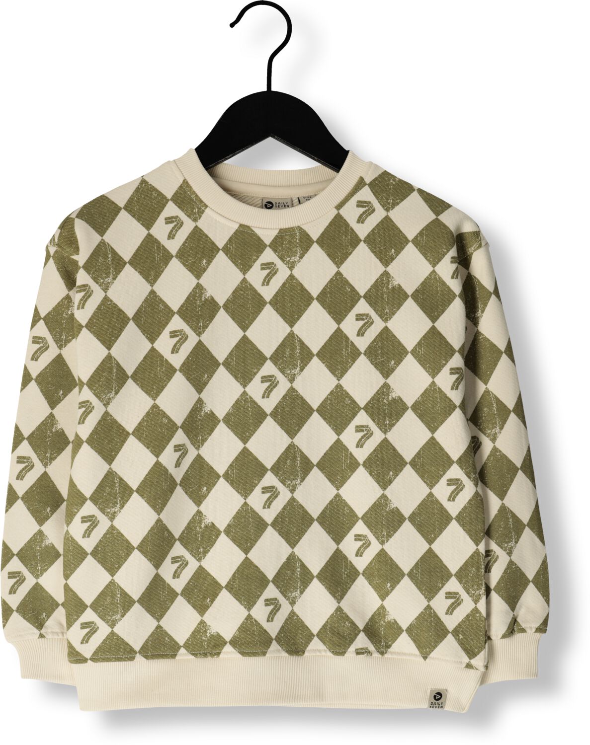 DAILY7 Jongens Truien & Vesten Sweater Oversized Allover Print Zand