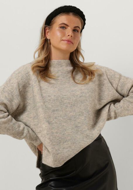 Taupe PENN & INK Trui W23L213 - large