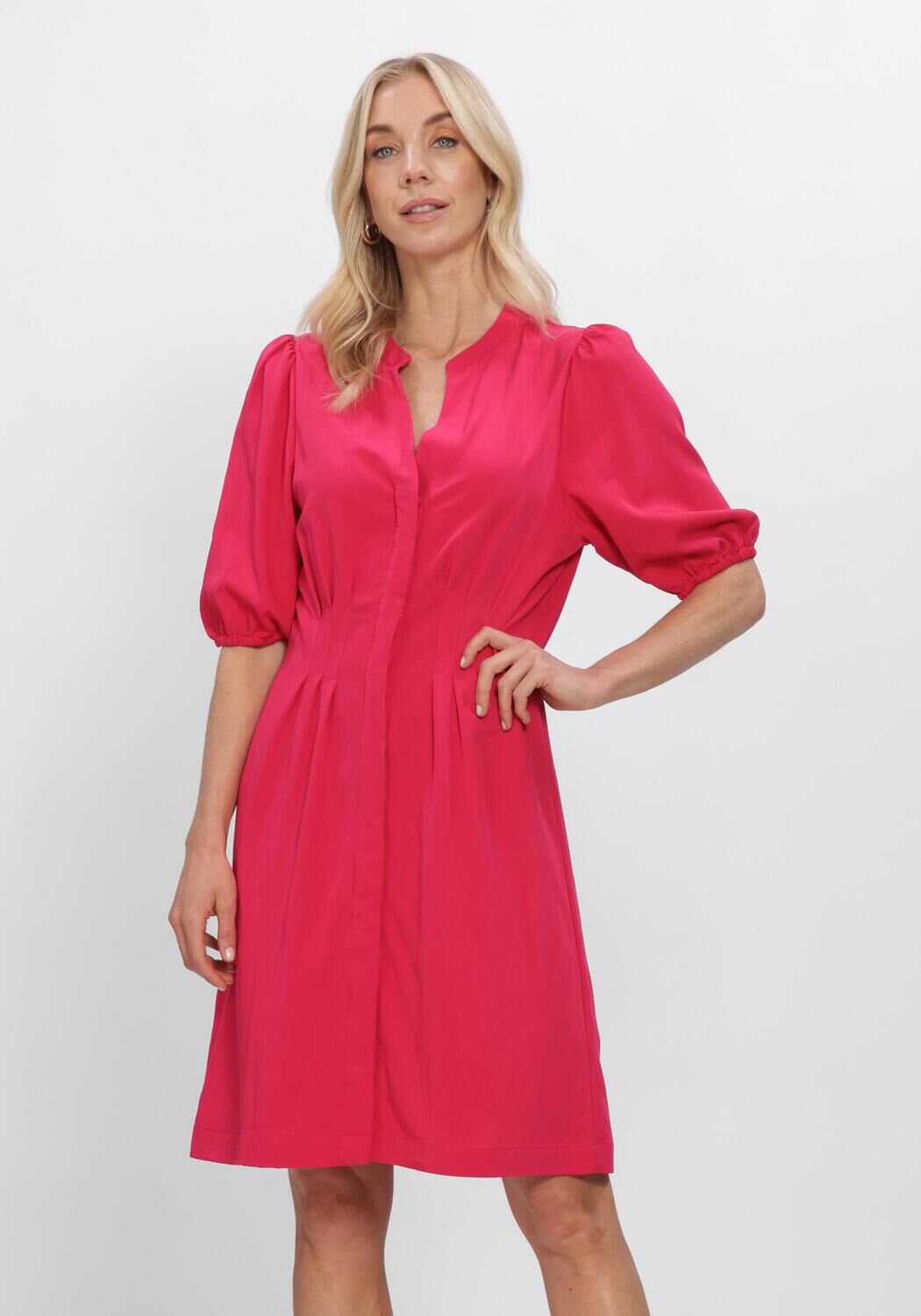 Gouden MSCH COPENHAGEN Jurken MSCHMALANIE 2 4 SHIRT DRESS - large
