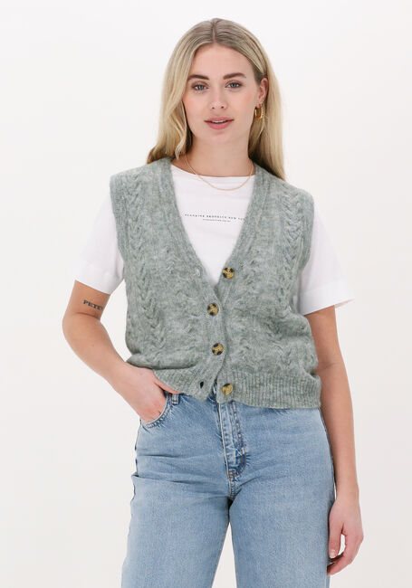 Groene MY ESSENTIAL WARDROBE Spencer LAGO KNIT VEST - large