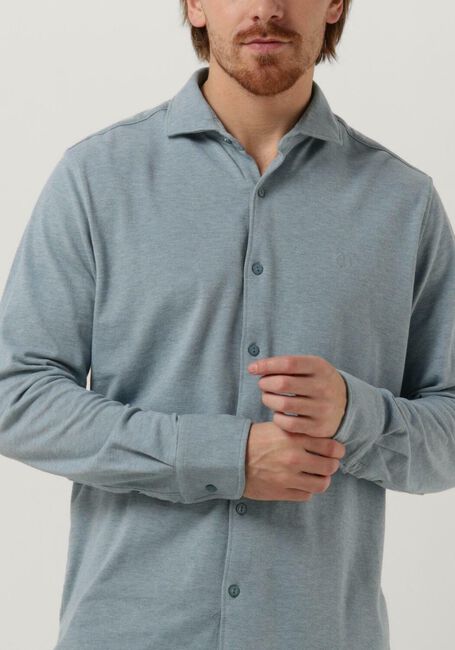 Blauwe DSTREZZED Casual overhemd KIRK SHIRT MELANGE PIQUE - large