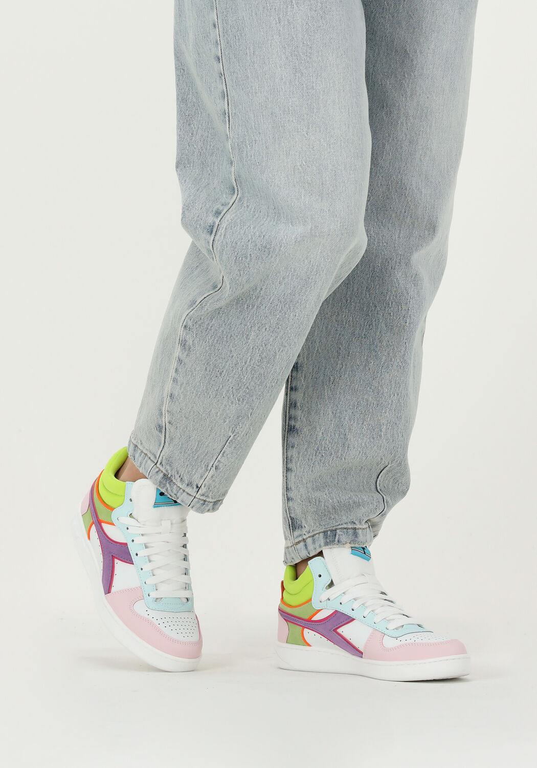 Multi DIADORA Hoge sneakers MAGIC BASKET DEMI WOMAN - large