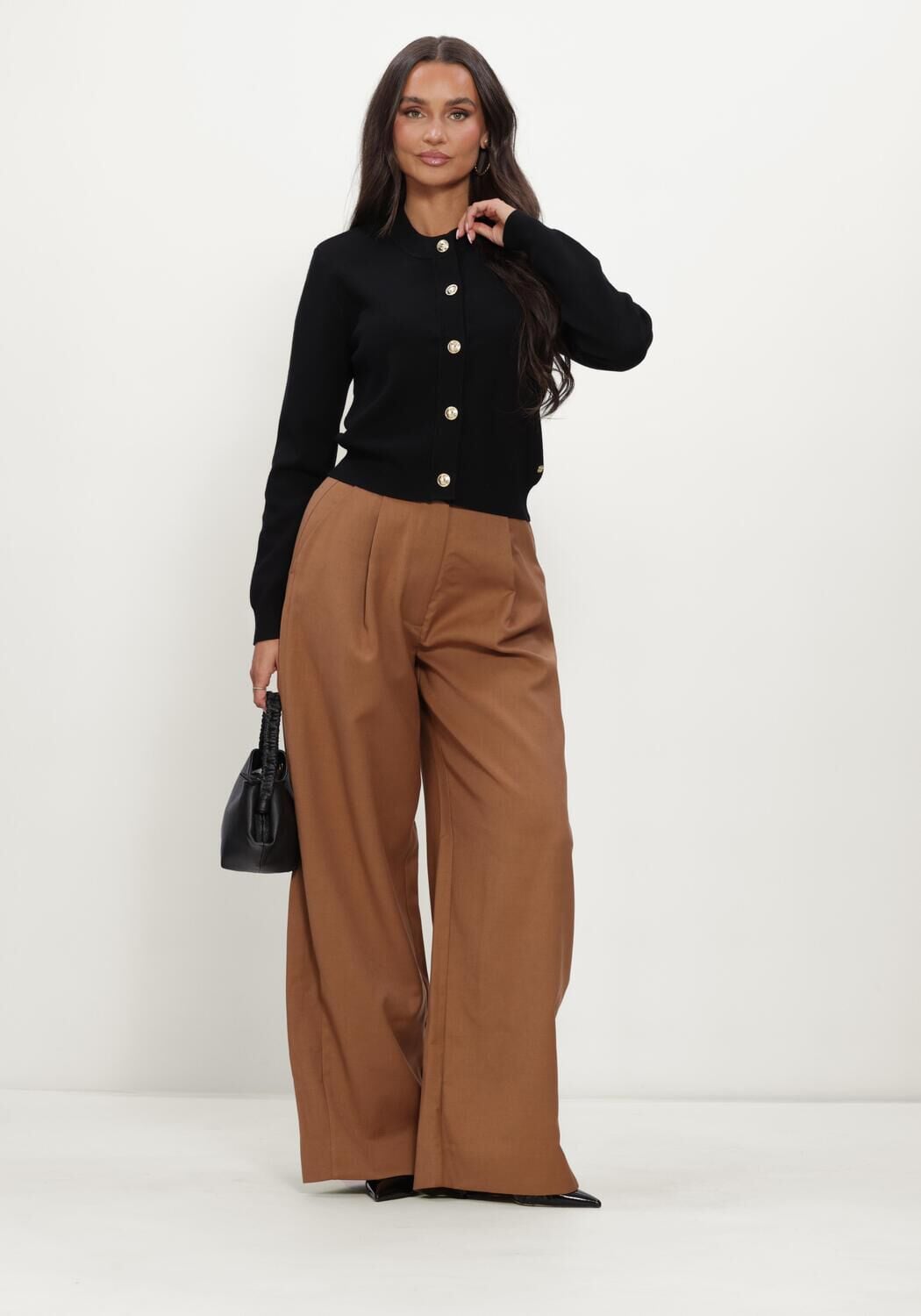 JOSH V Dames Truien & Vesten Fliss Cardigan Zwart