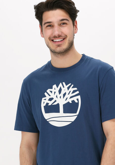 Blauwe TIMBERLAND T-shirt SS K-R BRAND TREE T - large