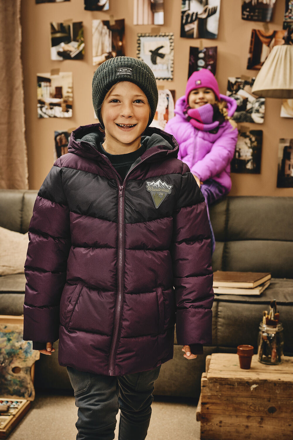 Bordeaux Z8 Gewatteerde jas BODI - large