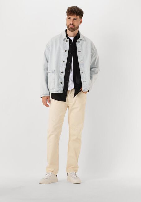Zwarte CALVIN KLEIN Casual overhemd LINEN COTTON S/S SHIRT - large