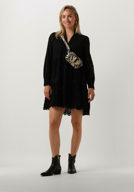 Zwarte Y.A.S. Mini jurk YASHOLI LS DRESS - large