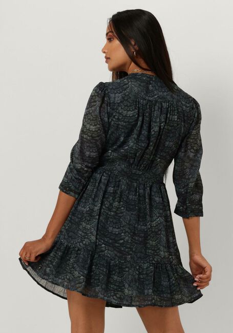 Groene SCOTCH & SODA Mini jurk WRAP MINI DRESS - large