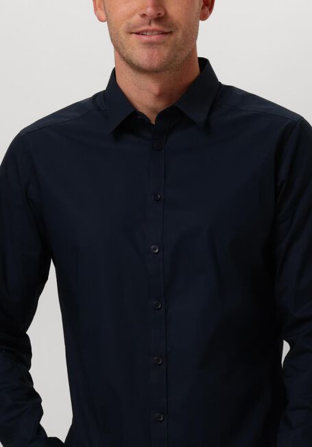 Donkerblauwe PURE PATH Casual overhemd ESSENTIAL CASUAL SHIRT - large