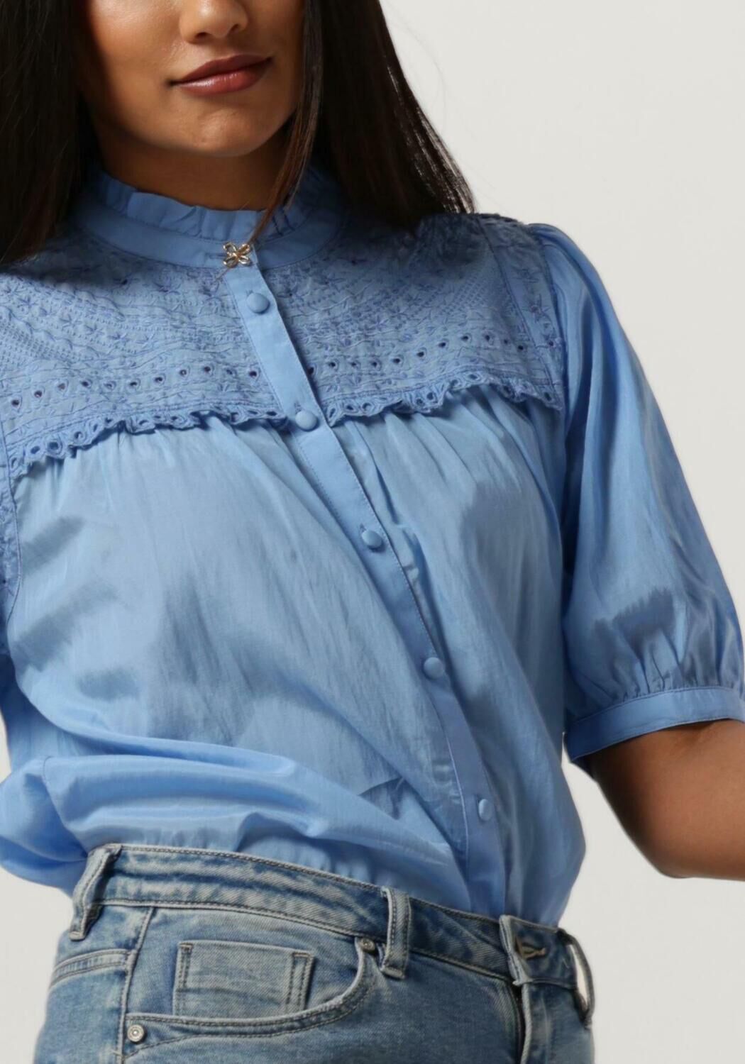 FABIENNE CHAPOT Dames Blouses Tootsie Ss Blouse Blauw