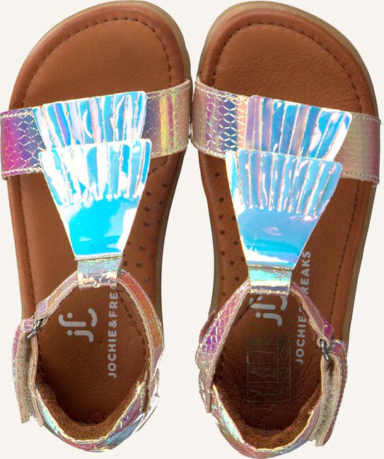 Zilveren JOCHIE & FREAKS Platte sandalen 20762/20782 Zilveren JOCHIE & FREAKS Platte sandalen 20762/20782 - large