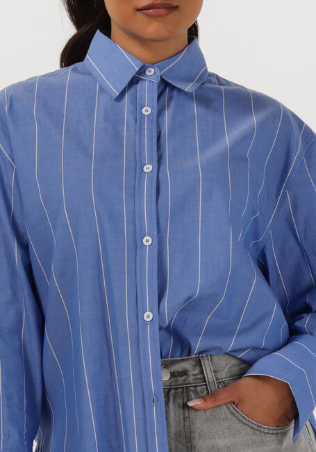 Blauwe WITHBLACK Blouses WBLNOA LS STRIPED SHIRT - large