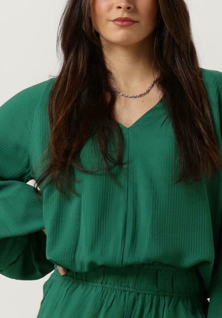Groene BY-BAR Blouses VIENNA SATIN BLOUSE - large