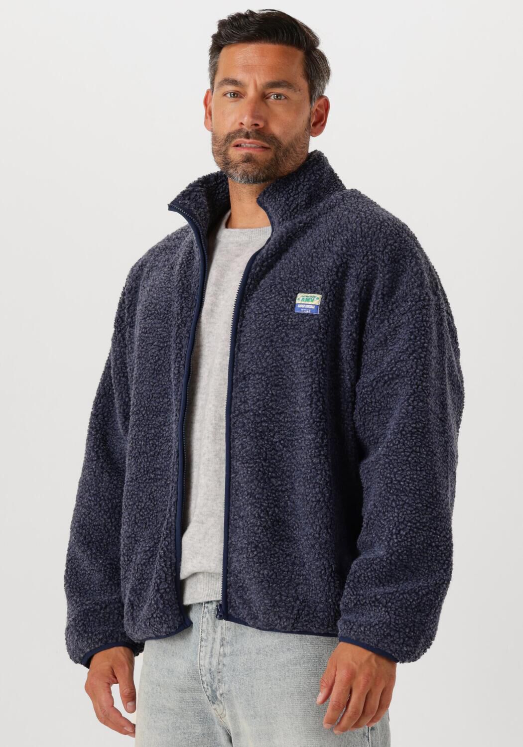 AMERICAN VINTAGE Heren Truien & Vesten Hoktown Zip Donkerblauw