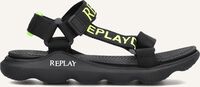 Zwarte REPLAY Platte sandalen SPACER 1 Zwarte REPLAY Platte sandalen SPACER 1 - medium
