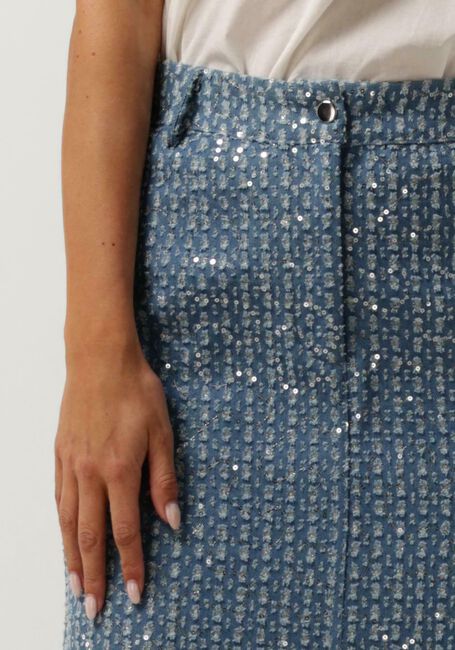Lichtblauwe Y.A.S. Midirok YASLEODIS HW MIDI SKIRT - SHOW - large