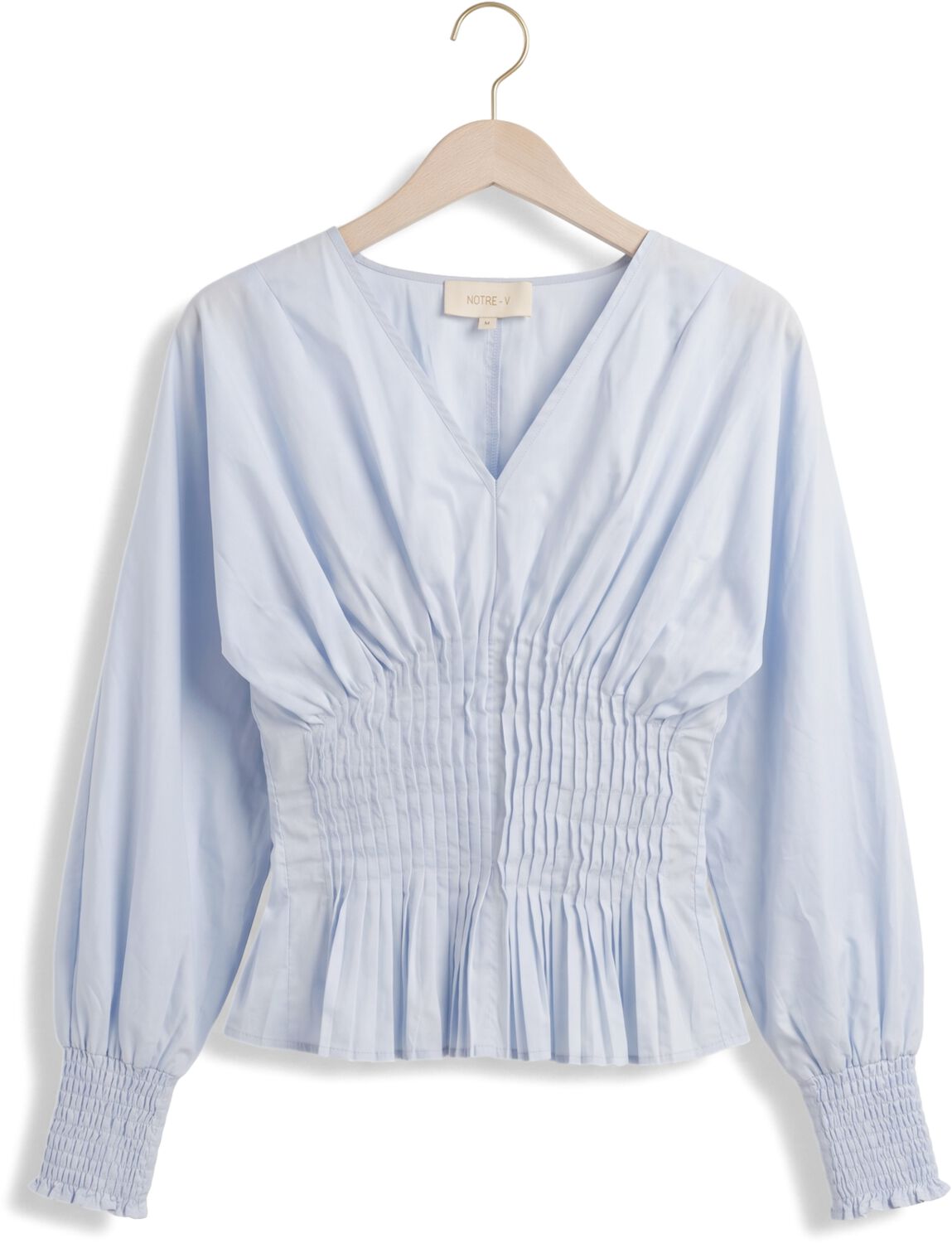 NOTRE-V Dames Blouses Nv-isel Lichtblauw