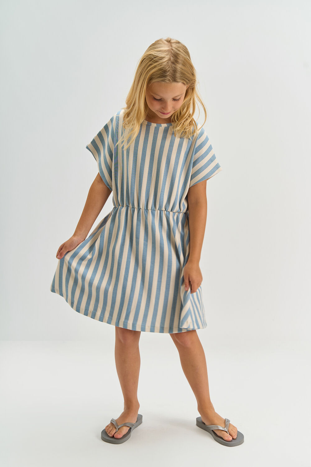 Blauwe THE NEW Mini jurk TNTALIA DRESS - large