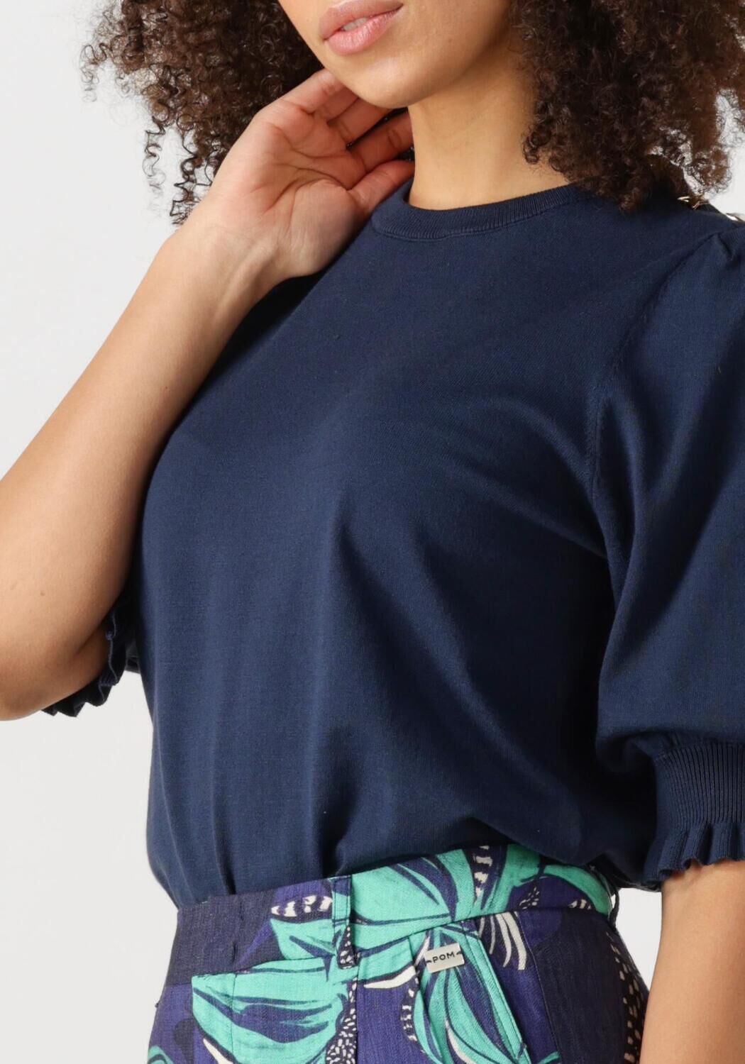 FABIENNE CHAPOT Dames Truien & Vesten Molly Short Sleeve Pullover Donkerblauw