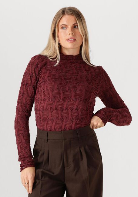 Bordeaux SUMMUM Top TOP SPIDERWEB MESH - large