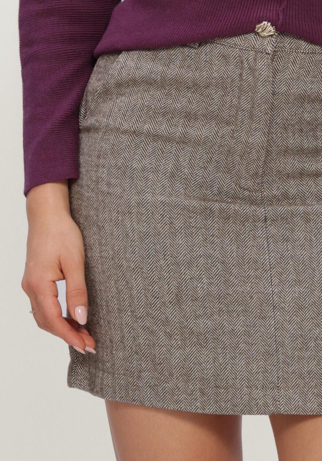 Taupe YDENCE Minirok SKIRT REMY - large