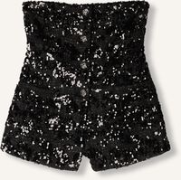 Zwarte SECOND FEMALE Top FLAKES TOP Zwarte SECOND FEMALE Top FLAKES TOP - medium