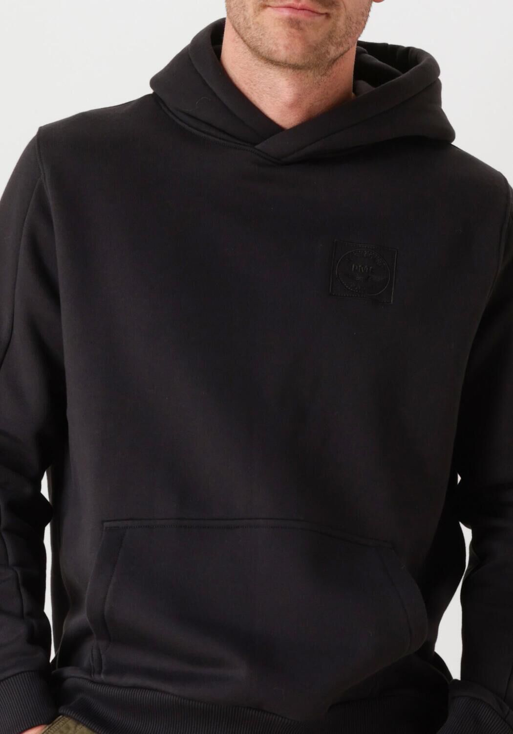 PME LEGEND Heren Truien & Vesten Hooded 3t Cross Fleece Zwart