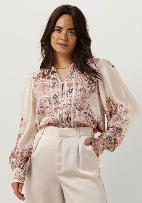 Creme NEO NOIR Blouses MASSIMA PAISLEY BORDER BLOUSE - large