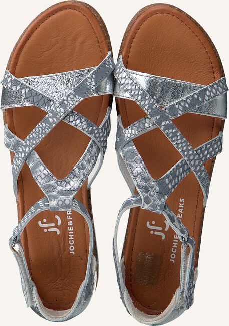 Zilveren JOCHIE & FREAKS Platte sandalen 20752 Zilveren JOCHIE & FREAKS Platte sandalen 20752 - large