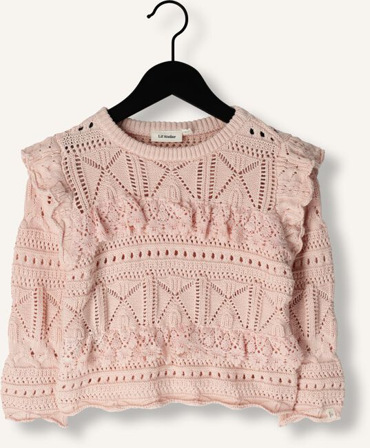 Lichtroze LIL' ATELIER Trui NMFDAMIA LS LOOSE KNIT LIL Lichtroze LIL' ATELIER Trui NMFDAMIA LS LOOSE KNIT LIL - large
