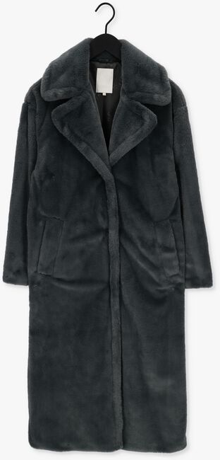Donkergroene NOTRE-V Faux fur jas FUR LONG COAT - large