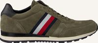 Groene TOMMY HILFIGER Lage sneakers LUXERY SUEDE RUNNER - medium