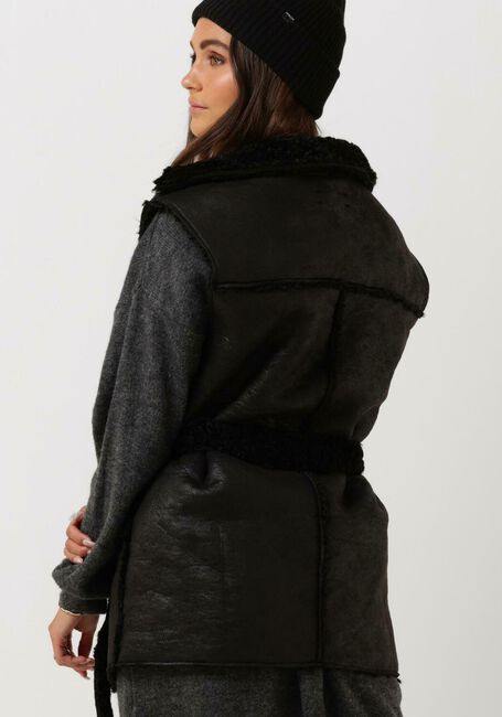 Zwarte SIMPLE Gilet SIMBA JER-SHERPA-22-3 - large