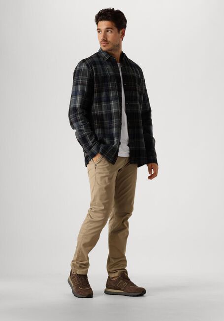 Grijze PME LEGEND Casual overhemd LONG SLEEVE SHIRT DOBBY MATTWEAVE - large