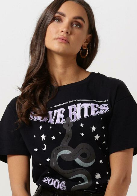 Zwarte GOOSECRAFT T-shirt GC LOVE BITES TEE - large