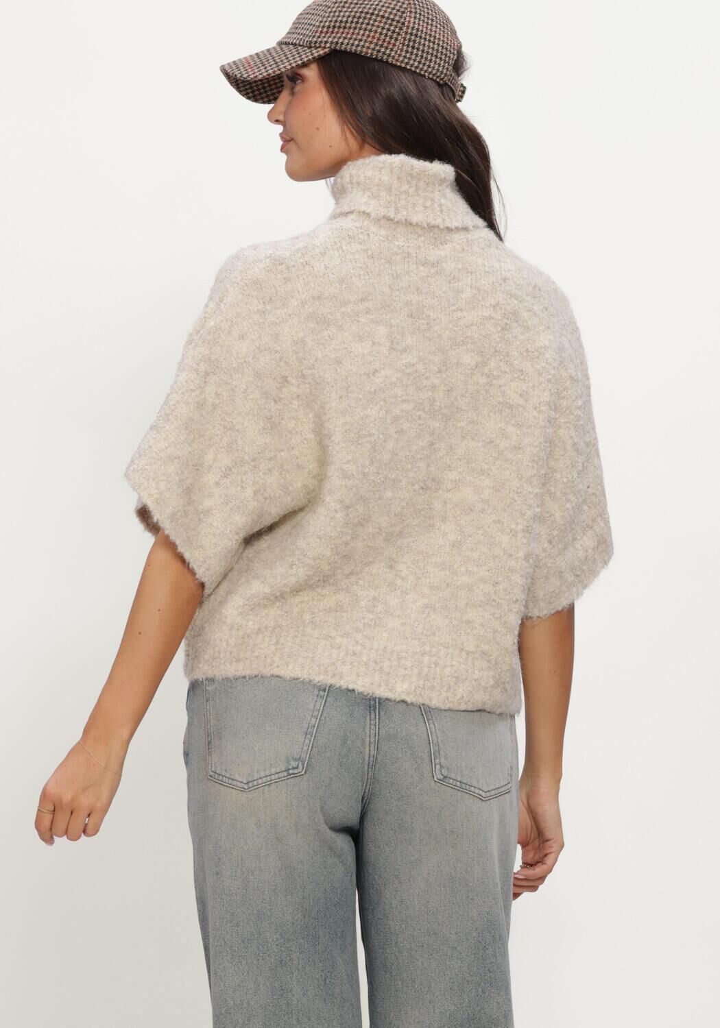 MINUS Dames Truien & Vesten Msmargrethe Grs Rws Knit Vest Ecru