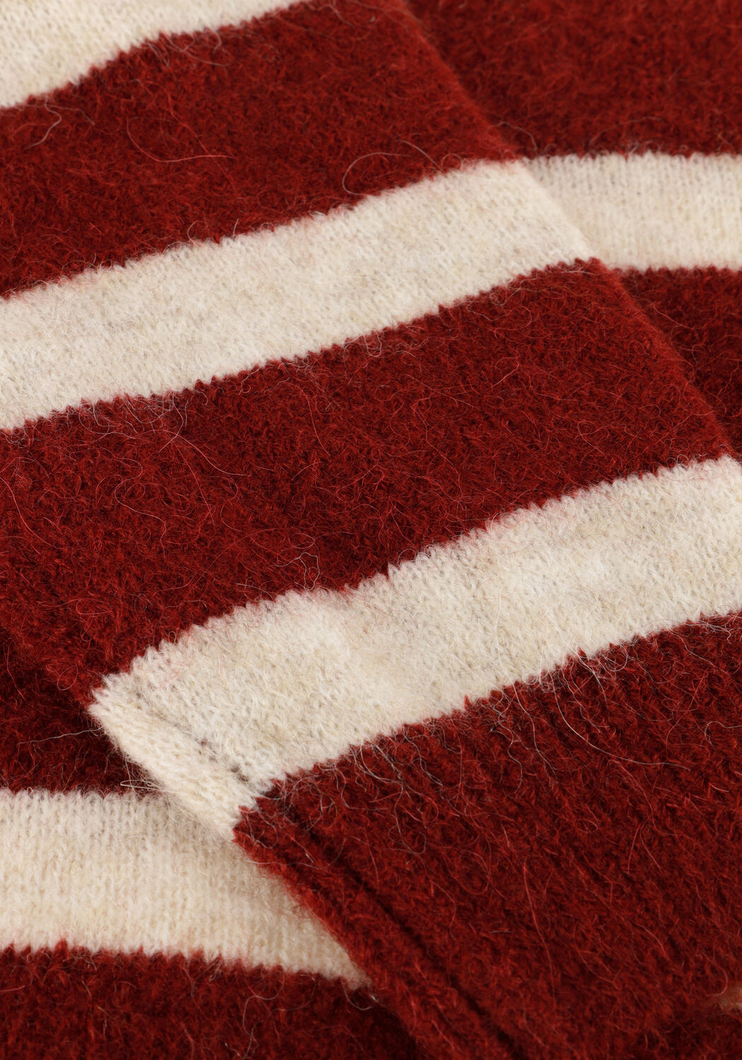 Bordeaux MSCH COPENHAGEN Trui MSCHFESTINA HOPE PULLOVER STP - large