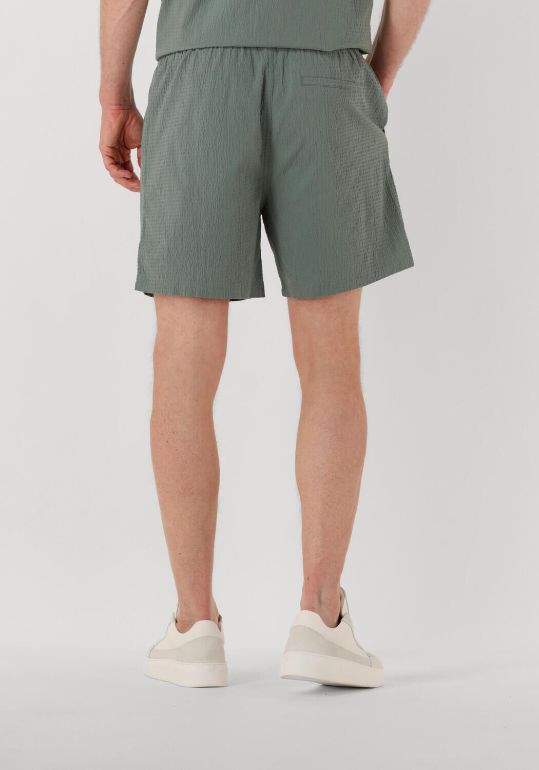 PURE PATH Heren Broeken Regular Fit Pull On Shorts Groen
