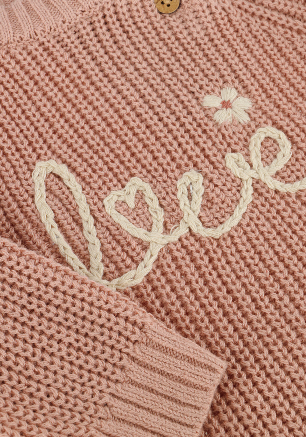 Roze LIL' ATELIER Trui NBFEMLEN EMB LS KNIT LIL - large