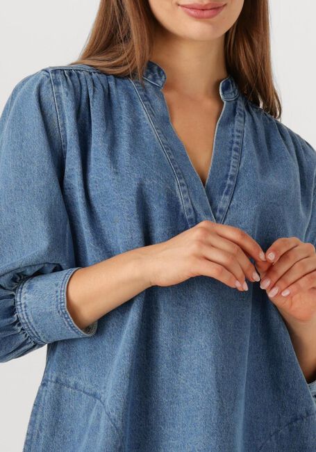 Blauwe BY-BAR Mini jurk JINA DENIM DRESS - large