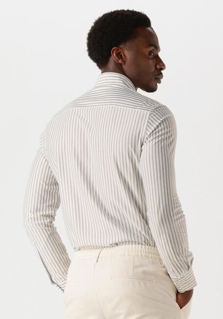 Taupe PROFUOMO Klassiek overhemd SHIRT X-CUTAWAY SC SF JAPANESE KNITTED - large