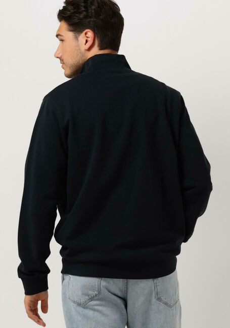 Donkerblauwe LYLE & SCOTT Trui QUARTER ZIP SWEAT - large